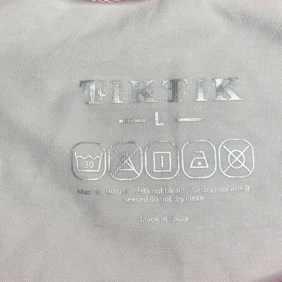 Pajama Set Short Sleeve Pink Tie Dye Women’s Large New - Picture 5 of 9